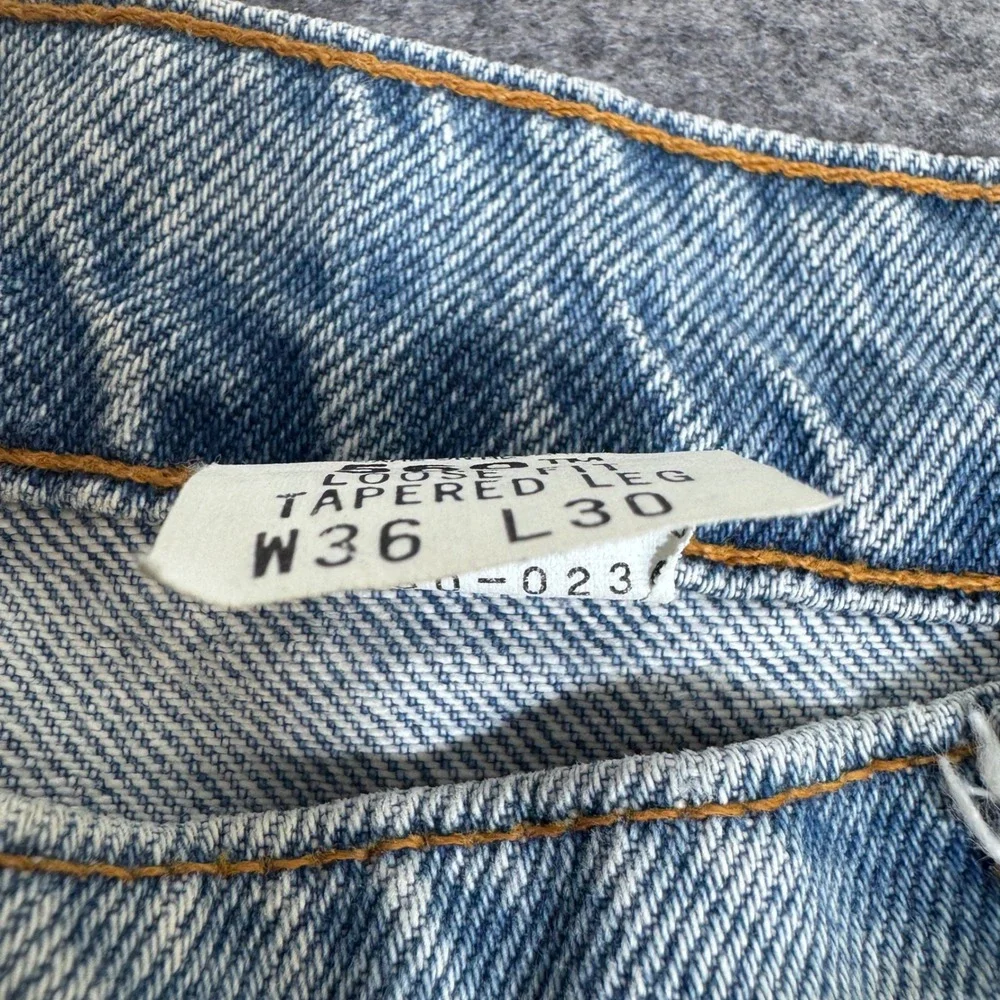 Vintage 1997 Levis 560 Orange Tab Jeans 36x30 Made in USA Loose Fit